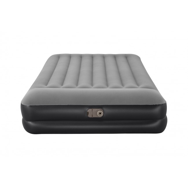 Bestway Tritech Air Mattress Queen with Built-in AC Pump and Antimicrobial Coating 2.03 m x 1.52 m x 46 cm