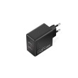 Lenovo Dual USB-C 65W GaN Charger Universal Black AC Indoor