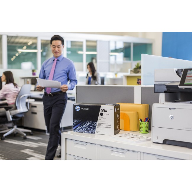 HP 55A Black Original LaserJet Toner Cartridge
