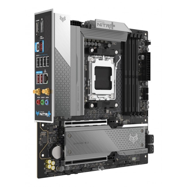 Sapphire NITRO+ B850M WIFI AMD B850 Socket AM5 micro ATX Sapphire NITRO+ B850M WIFI AMD B850 Socket AM5 micro ATX