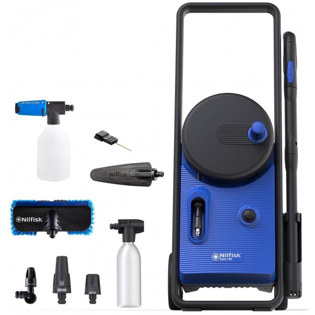 Nilfisk Core 140-8 PowerControl In-Hand CAR WASH EU pressure washer Upright Electric 474 l/h 1800 W Blue Nilfisk Core 140-8 PowerControl In-Hand CAR WASH EU pressure washer Upright Electric 474 l/h 1800 W Blue