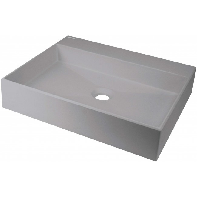 Granite countertop washbasin with space for a tap - 500x400 mm Granite countertop washbasin with space for a tap - 500x400 mm