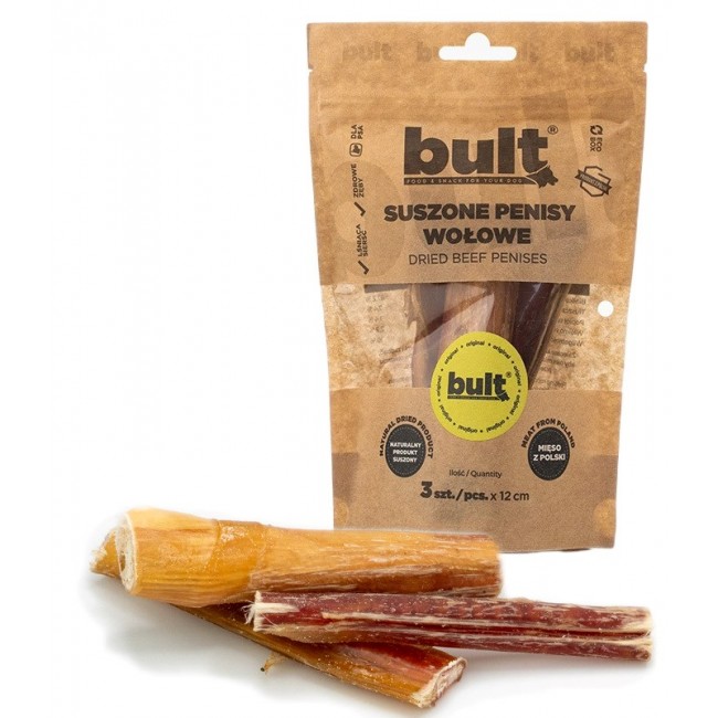 BULT Dried beef penises - dog treat - 3 BULT Dried beef penises - dog treat - 3