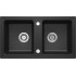 2-bowl granite sink
