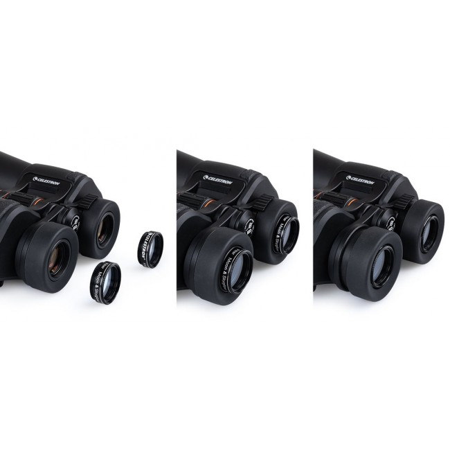 Celestron SkyMaster Pro ED 15x70mm Porro binocular BaK-4 Black