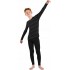 Odlo Set long ACTIVE WARM ECO SET children's underwear set, size 92cm, black and grey