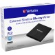 Verbatim External Slimline optical disc drive Blu-Ray RW Black