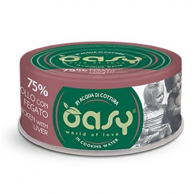 OASY More Love Chicken with liver - wet cat food - 70g