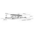 Maclean MC-880 Electric Ceiling TV Mount, 32