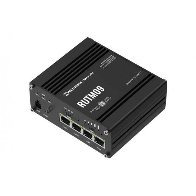 Teltonika RUTM09 wired router Gigabit Ethernet Black