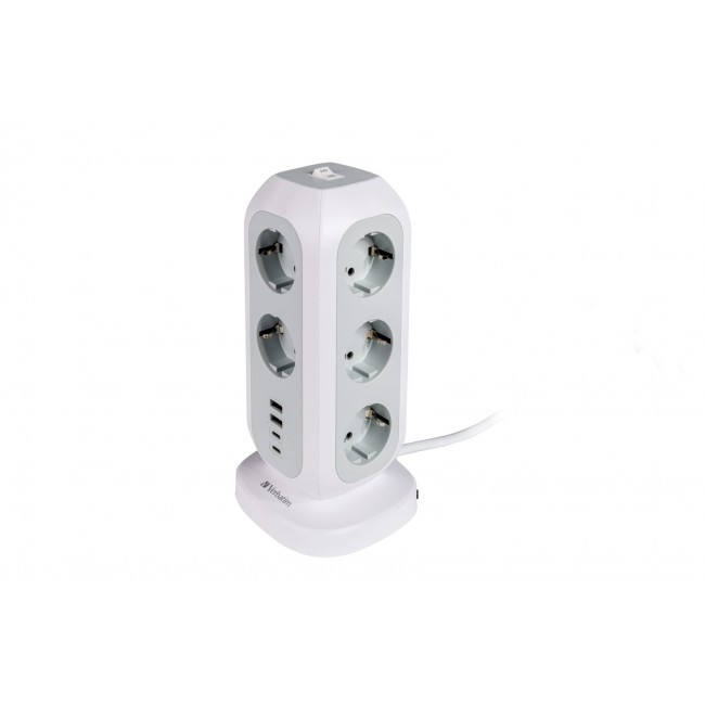 Verbatim 49547 power extension 11 AC outlet(s) Indoor White