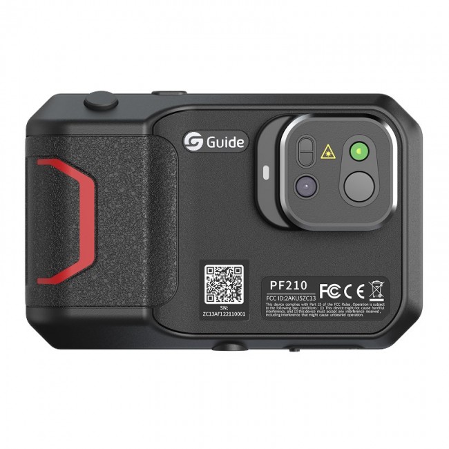 Guide Sensmart PF210 thermal imaging camera Vanadium Oxide Uncooled Focal Plane Arrays Black 256 x 192 pixels Built-in display LCD