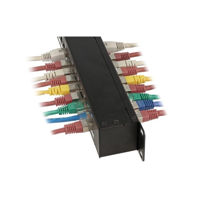 Patch Panel Cat6 Rack Mount 1U 44x44 mm