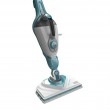 Black & Decker BHSM166DSM steam cleaner Steam mop 0.5 L 1600 W Aqua colour, White