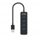 UNITEK HUB USB-A 4X USB-A 3.1, ACTIVE,10W, H1117A