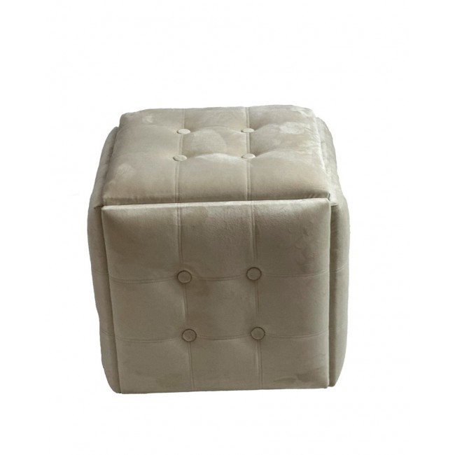 Puff-transformer 5in1 - 5 stools in 1 pouffe cream velvet 2250