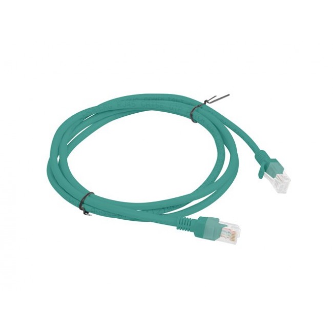 PATCHCORD KAT.6 UTP 1.5M ZIELONY FLUKE PASSED LANBERG 10-PACK