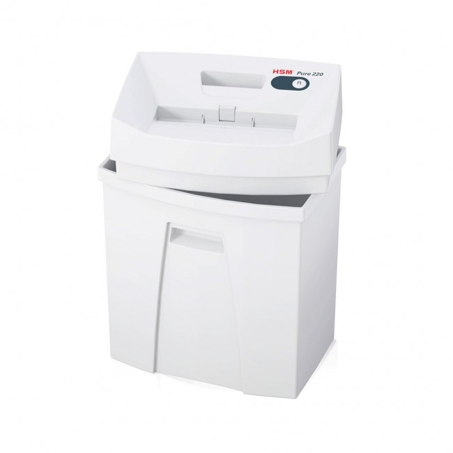 HSM Pure 220 shredder, 25 l, 3,9 mm HSM Pure 220 shredder, 25 l, 3,9 mm