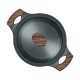 Resto Kitchenware Ran 2.4 L Round Black, Wood Resto Kitchenware Ran 2.4 L Round Black, Wood