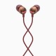 The House Of Marley Smile Jamaica Headset Wired In-ear Calls/Music Red, Wood The House Of Marley Smile Jamaica Headset Wired In-ear Calls/Music Red, Wood