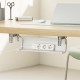 Maclean under-desk cable/extension organizer, max. load 5kg, white, MC-106 W Maclean under-desk cable/extension organizer, max. load 5kg, white, MC-106 W