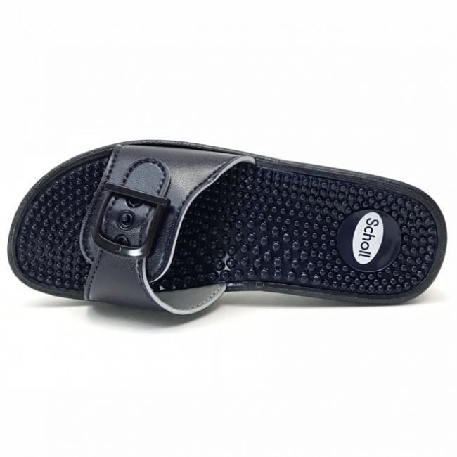 Women's flip-flops Scholl new massage, navy blue, size 37 Women's flip-flops Scholl new massage, navy blue, size 37
