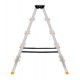 Krause Dopplo double-sided step ladder silver Krause Dopplo double-sided step ladder silver