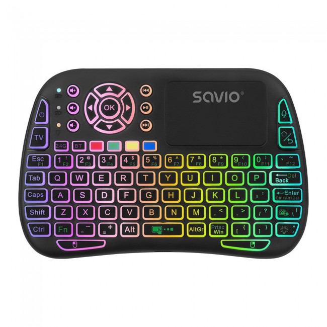 Savio SAVMKW-04 mobile device keyboard QWERTY US English USB Type-C Black Savio SAVMKW-04 mobile device keyboard QWERTY US English USB Type-C Black