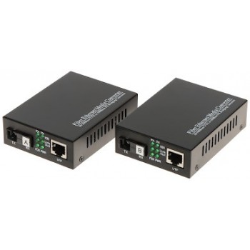 Fiber optic converter MEDIA OM1-SM TXRX SET