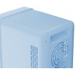 ELLE 4L mini fridge with LED make-up mirror, blue ELLE 4L mini fridge with LED make-up mirror, blue