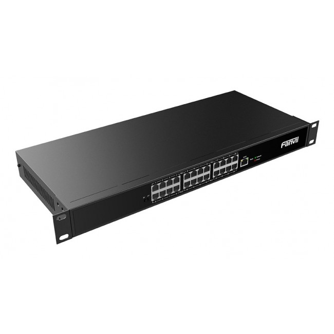Fanvil PN24 network switch Unmanaged Fast Ethernet (10/100) Black