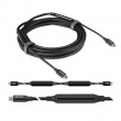 CLUB3D USB 3.2 Gen2 Type C to C Active Bi-directional Cable 8K60Hz M/M 5m/16.4ft CLUB3D USB 3.2 Gen2 Type C to C Active Bi-directional Cable 8K60Hz M/M 5m/16.4ft