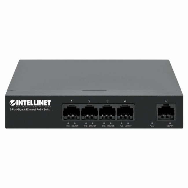 Intellinet 561792 network switch Gigabit Ethernet (10/100/1000) Power over Ethernet (PoE) Black