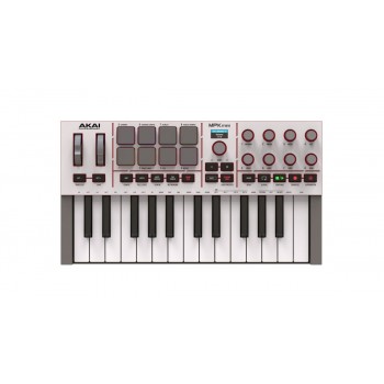 AKAI MPK Mini MK4 - MIDI controller / control keypad, white