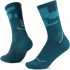 BUFF Merino MW Crew Socks MWC2 Socks, Blue-Turquoise L