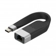 Techly ICOC USBC-RJ45 networking cable Black 0.144 m