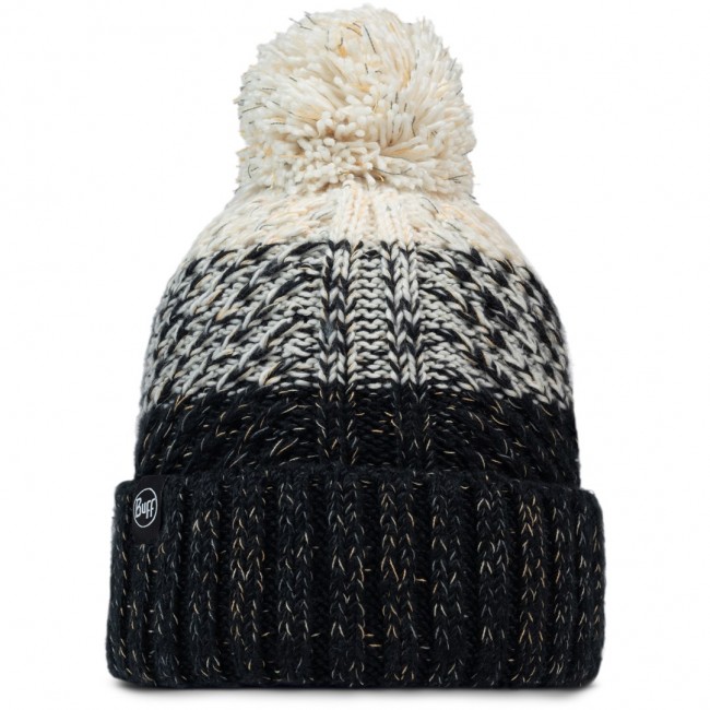 Czapka BUFF KNITTED & FLEECE BAND BEANIE AKNA BLACK one size