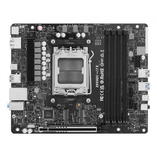 Asrock DeskSlim X600 Black AMD X600 Socket AM5 Asrock DeskSlim X600 Black AMD X600 Socket AM5