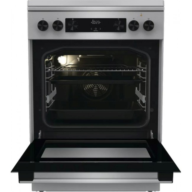 Gorenje GKS6C71XF Freestanding cooker with oven Silver