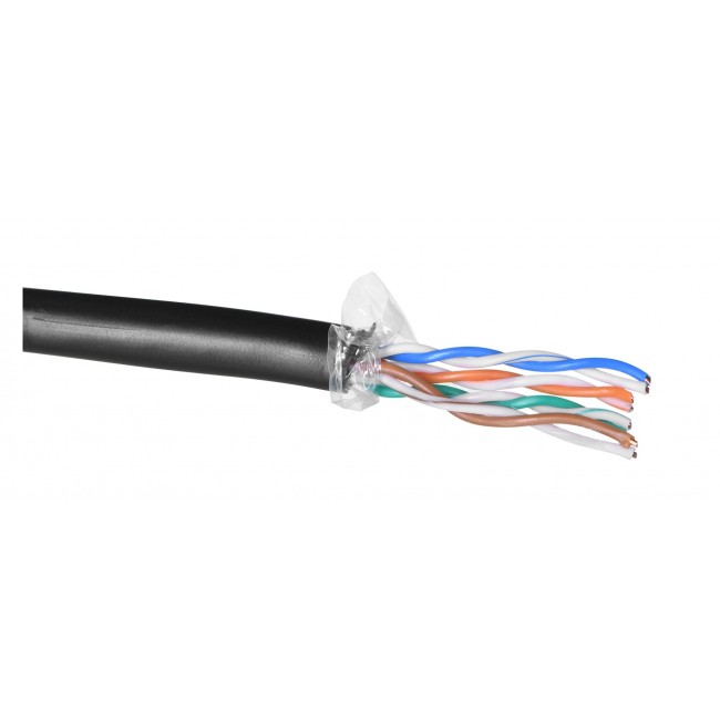Q-LANTEC KIU5OUTS305Q networking cable 305 m Cat5e U/UTP (UTP) Black Q-LANTEC KIU5OUTS305Q networking cable 305 m Cat5e U/UTP (UTP) Black