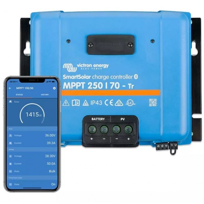 Victron Energy SmartSolar 250/70-Tr Bluetooth charge controller Victron Energy SmartSolar 250/70-Tr Bluetooth charge controller