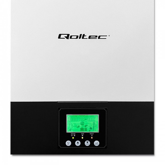 Qoltec 53875 Hybrid Solar Inverter Off-Grid 1.5KW | 80A | MPPT | Sinus