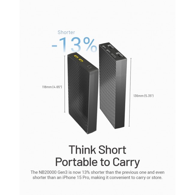 POWER BANK 20000MAH/NB20000 GEN3 NITECORE