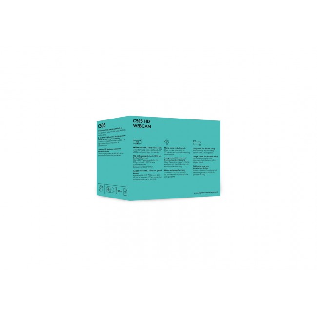 Logitech C505 webcam 1280 x 720 px USB Black