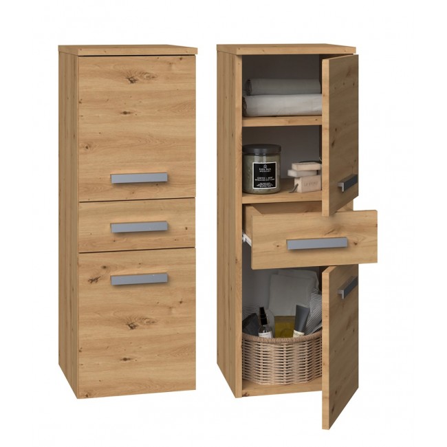 Topeshop NEL V DDS ARTISAN bathroom storage cabinet Oak