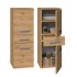 Topeshop NEL V DDS ARTISAN bathroom storage cabinet Oak