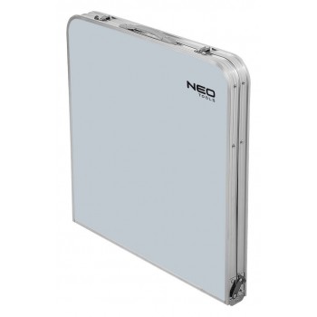 Camping set: table & 4 chairs, foldable in case