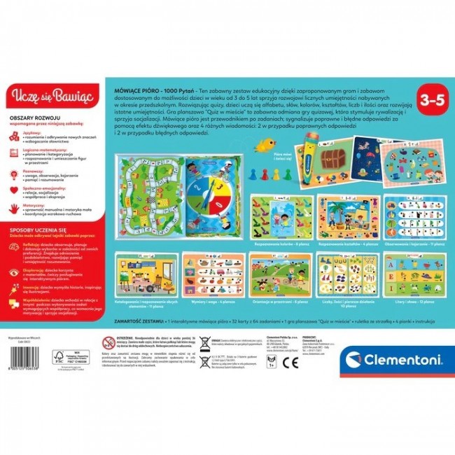Clementoni Set Talking Pen: 1000 Questions