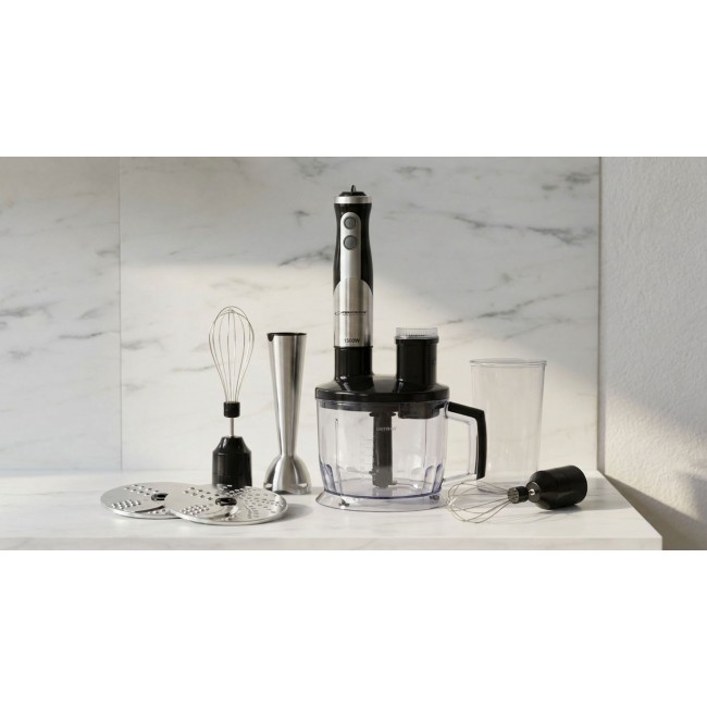 Esperanza EKM004 blender 0.6 L Immersion blender Black,Silver,Transparent 800 W