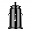 Car charger Baseus Circular 2xUSB QC3.0 5A 30W black